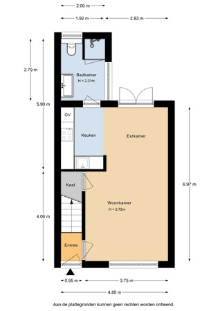 Floorplan - Bessemerlaan 72, 3553 GE Utrecht